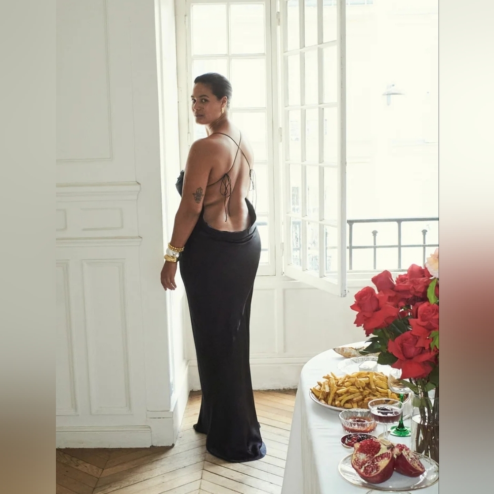 NWT J. Crew Limited-edition Anna October© X J.Crew Cowl Cross Back Dress, 20